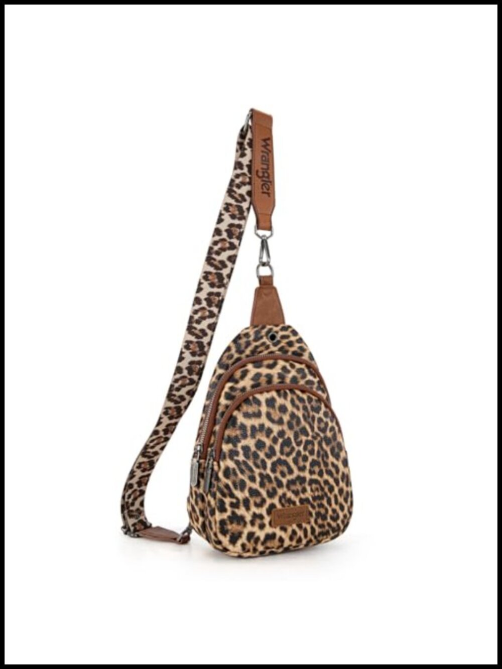 Leopard Print Crossbody Sling Bag Chest Fanny Pack Women